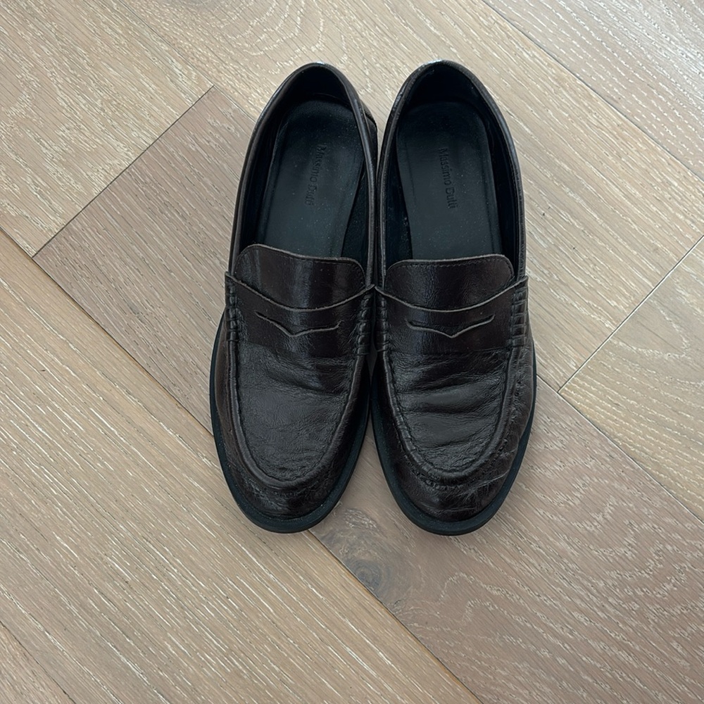 Massimo Dutti leather loafers